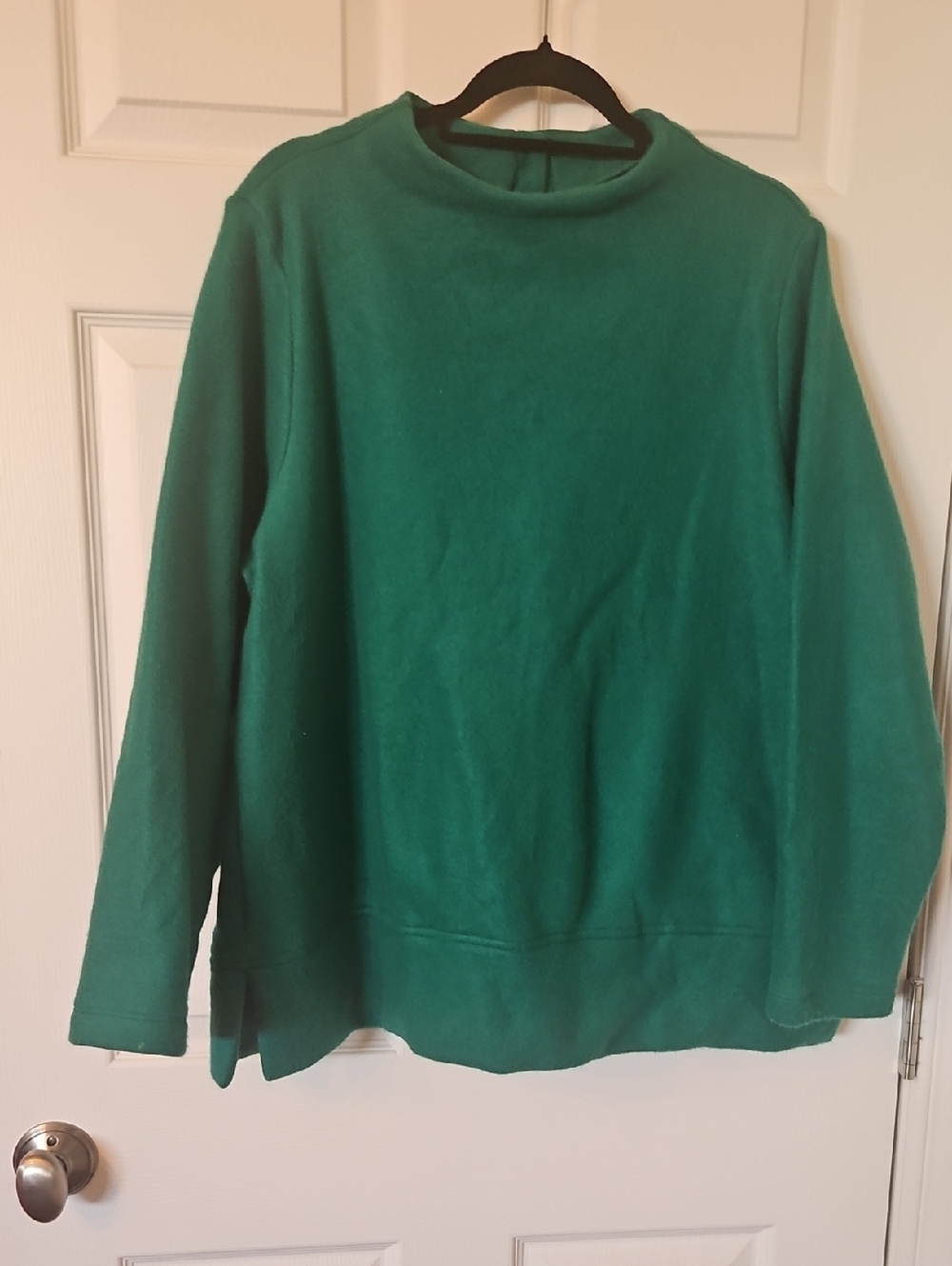 Talbots Plus Teal Crewneck Pullover